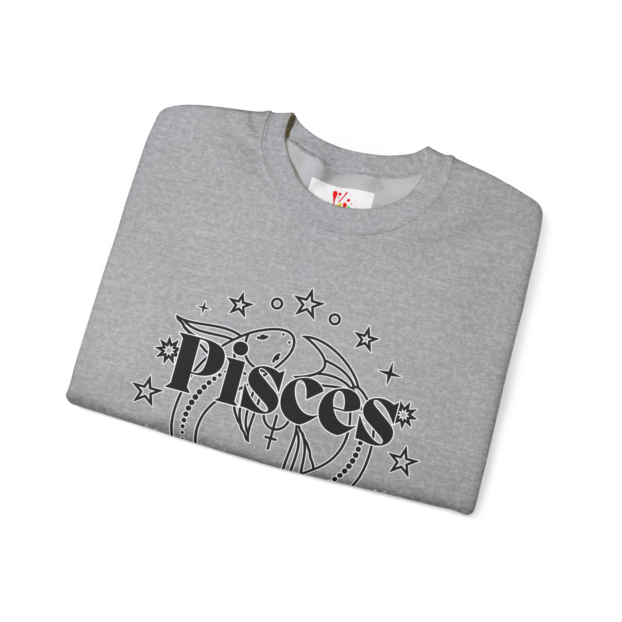 Pisces Unisex Casual Crewneck Sweatshirt